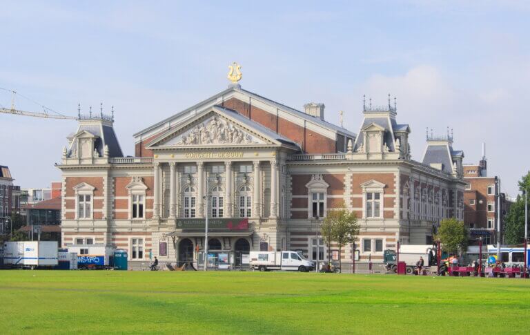 Parkeren bij het Concertgebouw in Amsterdam