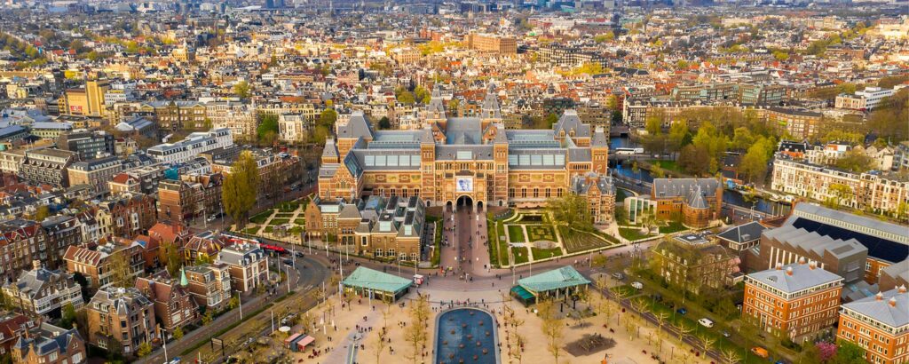 Luchtfoto Rijksmuseum Amsterdam