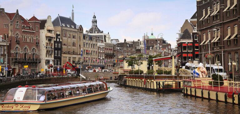 Parkeren bij het Rokin Amsterdam