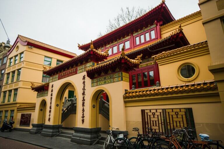 Parkeren in de buurt van Chinatown in Amsterdam